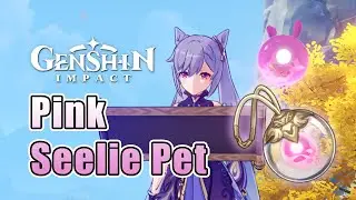 Genshin Impact | Pink Seelie Pet Rose Preview