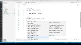 What are table keys? | Microsoft Dynamics 365 Business Central Development