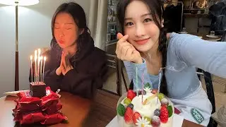 (먹방 브이로그) 생일파티 1탄