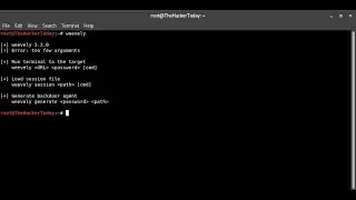 How to use Weevely PHP Backdoor