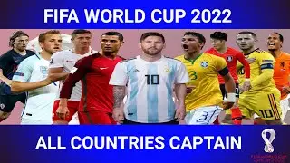 ALL COUNTRIES CAPTAIN FIFA WORLD CUP 2022//CAPTAINS ALL COUNTRIES IN THE WORLD CUP@vhdata