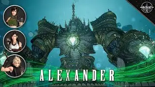 Final Fantasy VII Rebirth - Alexander Summon Boss (Full Might) (FF14 Alexander Theme)