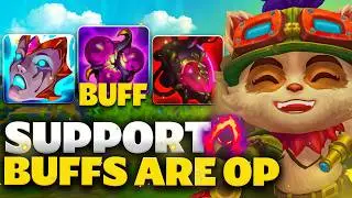 NEW SUPPORT BUFSS = NEW BROKEN STRATS WITH TEEMO!