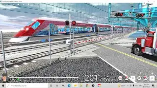 TRS2019 Railfanning (2021) Pt 7: ABT, Lighthouse Rd Railroad Crossing, Buxton, NC (Fictional)