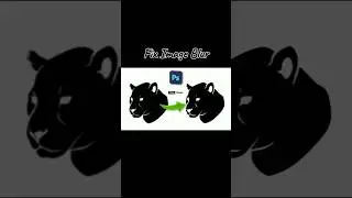 Fix Image blur in Photoshop #shorts