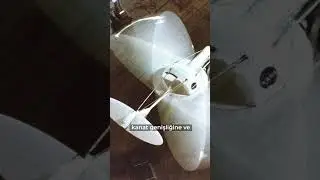 Asimetrik kanatlı uçak AD-1 nasıl uçuyordu? #shortvideo