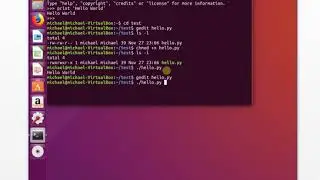 Linux Python 03：Hello World