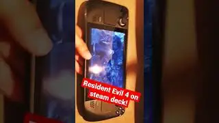 Resident Evil 4 remake on steam deck! #shorts