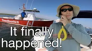 It finally happened: towed off the water!