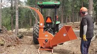 Titan 3-Point PTO-Driven 6" Wood Chipper, 1st Run