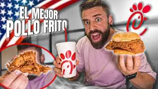 COMIENDO el MEJOR POLLO FRITO de ESTADOS UNIDOS CHICK-FIL-A ¿es TAN BUENO como dicen?