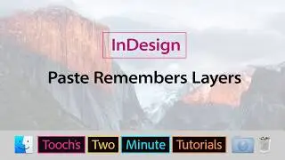 InDesign - Paste Remembers Layers