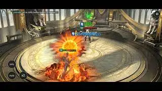 Hellfreak (17 power) vs Morag Bronzelock (19 power) MANUAL fight