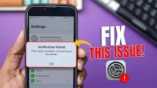 How to Fix iCloud Verification Failed (There Was a Problem Connecting to the Server) on iPhone