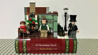 LEGO A Christmas Carol Stop Motion Build (LEGO 40410 Charles Dickens Tribute)