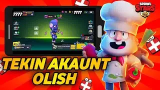 BRAWL STARS AKAUND TEKINGA OLISH UZBEKCHA