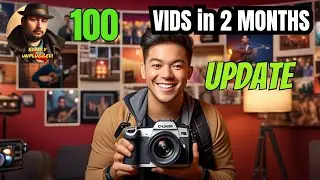 100 Videos in 2 Months: Eddie V's Unplugged Journey 🎥✨