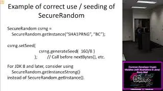 Common Developer Crypto Mistakes with illustrations in Java Kevin Wall