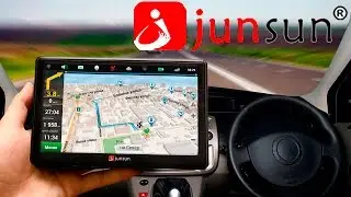 Junsun D100 GPS-навигатор распаковка