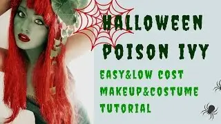 🎃 Halloween POISON IVY 🎃 easy&lowcost Makeup Tutorial
