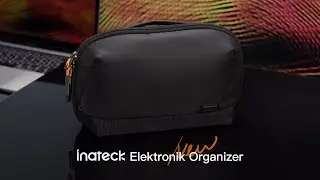 Inateck Elektronik Case, Spritzwassergeschützte Zubehörtasche, Gadget Organizer Tasche, AB03007