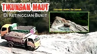 Truk dump Muat Pasir, Puluhan Turun Satu Persatu