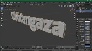 Blender Typography Animation Zoom Class for Clubtangaza