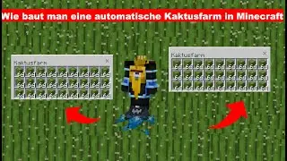 Wie baut man eine Kaktusfarm in Minecraft