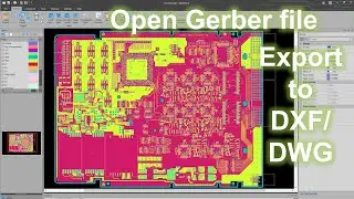 Top Software Open Gerber Files and Convert to DXF/ DWF/ PDF (.gbw, .zip, .tgz)