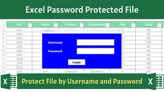 How to Protect Excel File With Password | Excel VBA Project Password | Password Protect Excel File