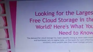 Looking for the Largest Free Cloud Storage in the World Here's What You Need to Know