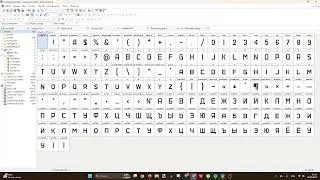 Шуршим в FontCreator