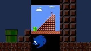 Sonic the Hedgehog in Super Mario!