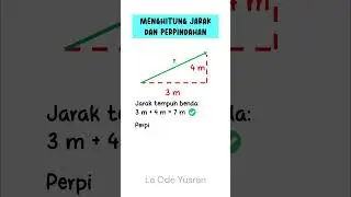 Contoh Soal Jarak dan Perpindahan #fisika #fisika11 #fisika12 #fisikasma #fisikamudah #physics
