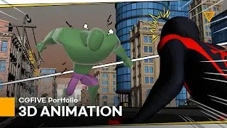 CG학원 3D애니메이션 포트폴리오 CG5아카데미 양O학 수강생｜재미진 엔터테인먼트 취업성공｜마야 애니메이팅, 캐릭터 애니메이터