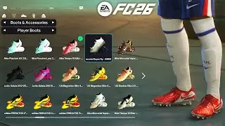 EA SPORTS FC 26: ALL BOOTS IN THE GAME (NIKE, ADIDAS, PUMA, & UA)