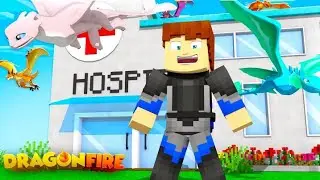 I BUILT THE FIRST EVER DRAGON HOSPITAL - Minecraft DRAGONFIRE