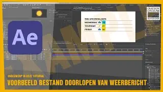Voorbeeld Weerbericht : Doorloop
