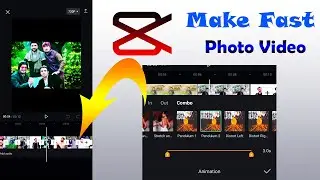 How to make fast photo video in capcut || fast photo change video editing capcut