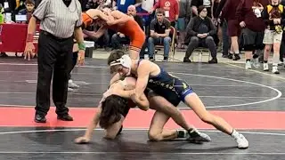 Kaleb vs. Mason Clough Wisconsin Youth State Wrestling Championships 160 lb bracket 2024 8th grade