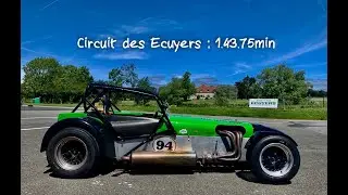 Circuit des Ecuyers : 1.43.75 min CATERHAM