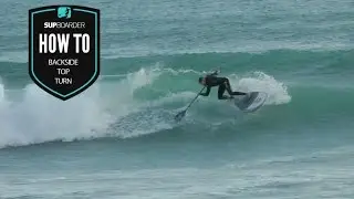 The SUP backside top turn / how to SUP videos