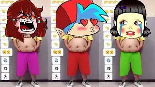 FNF but  TikTok SquidGame Fat friday night #14