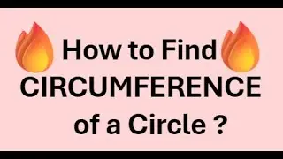 IGCSE Maths - How to find the Circumference of a Circle (Circles Part 2)