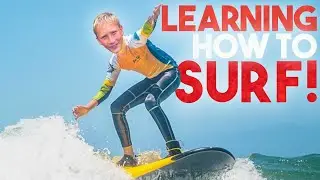 Learning to Surf while on Vacation! | Meet the Millers Vlog