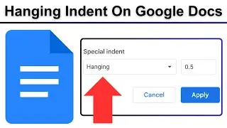 How To Do a Hanging Indent On Google Docs
