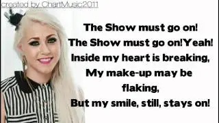 Amelia Lily - The Show Must Go On (Lyrics On Screen)
