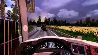 Euro Truck Simulator 2 Bus trip to Bialystock with Turkish MB Travego FINAL