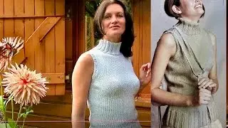 Вяжем топ спицами 3МК 🧶