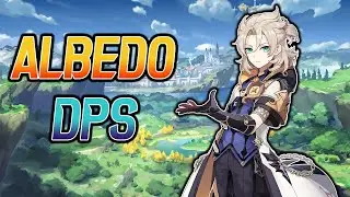 Usando a ALBEDO como MAIN DPS | Genshin Impact